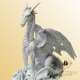 Statue Dragon Blanc