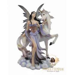 statuette fée Licorne Fantasy