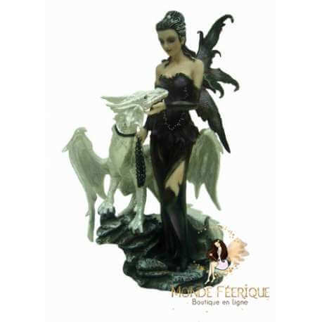 Statue Fée Dragons