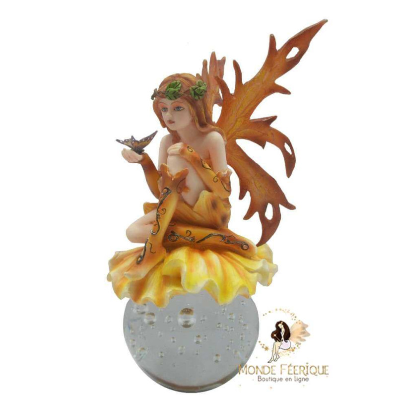 Figurine Fée pas cher orange