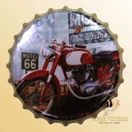 Capsule decoration Moto Road66 40cm