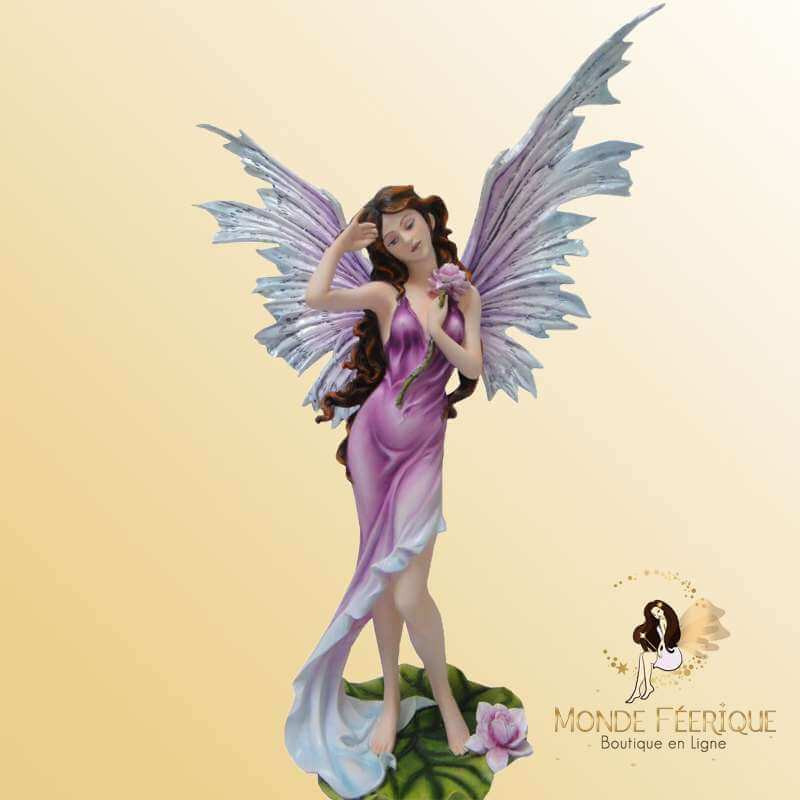 Figurine Fée rose