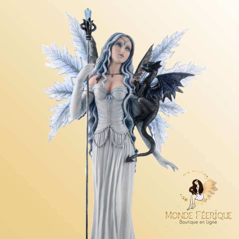 statuettes Fee Geante  Dragon noir