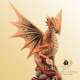 Statuette Dragon Orange