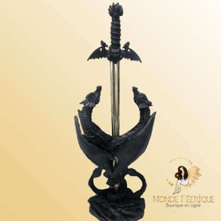 Epée avec 2 Dragons -- 29cm