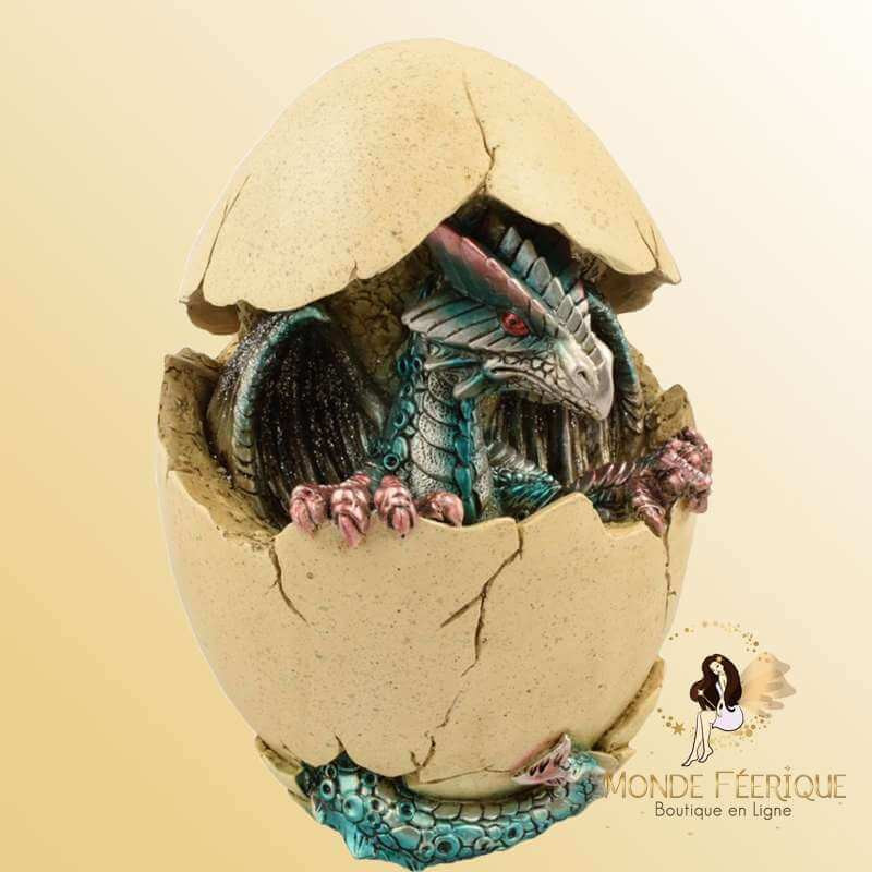 Grand Oeuf Dragon Violet LED -- 15cm