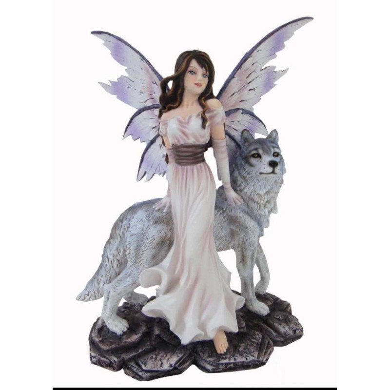 Statuette Fée Loup