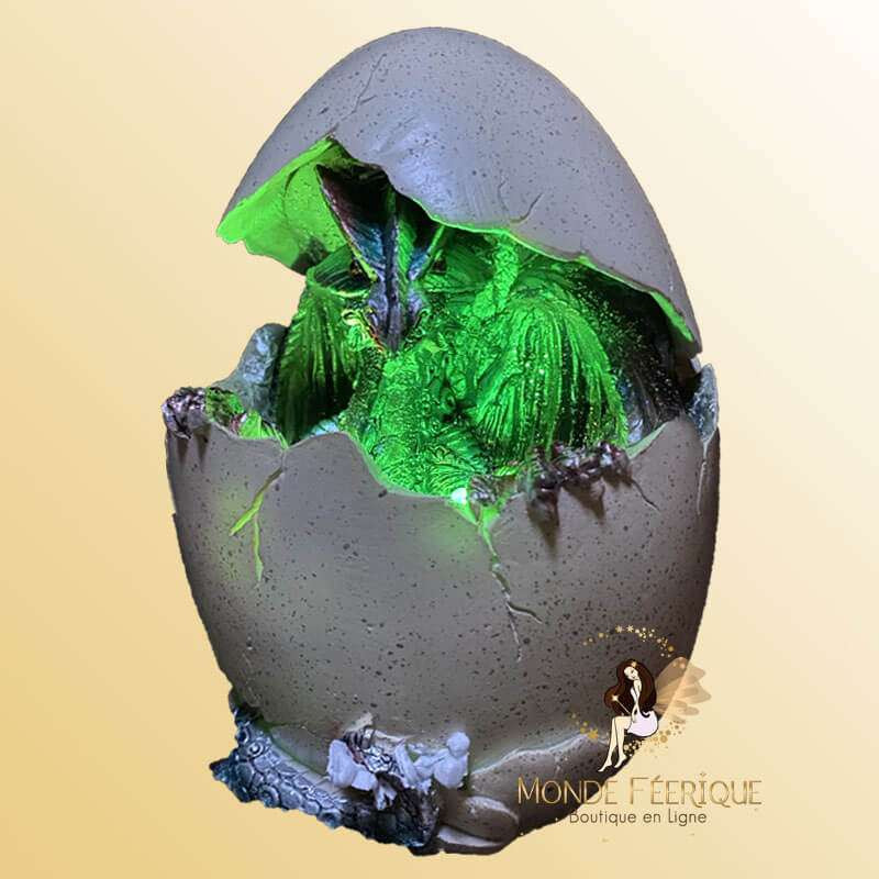 figurines dragons lumineux