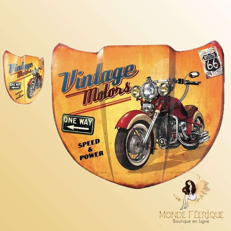 Capot Décoratif de Voiture Vintage