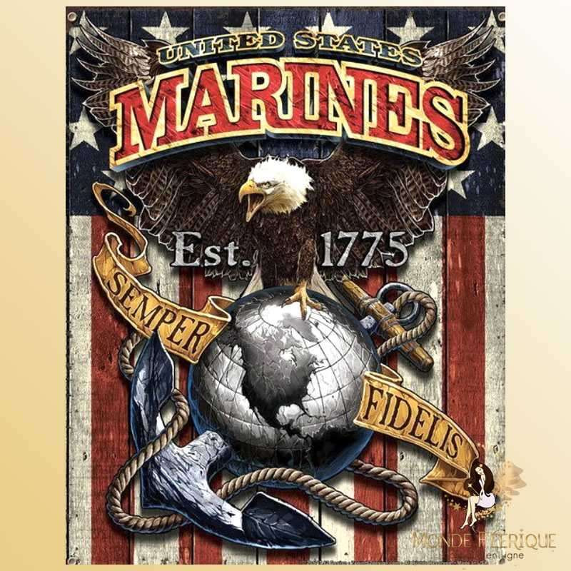 deco plaque USA marines