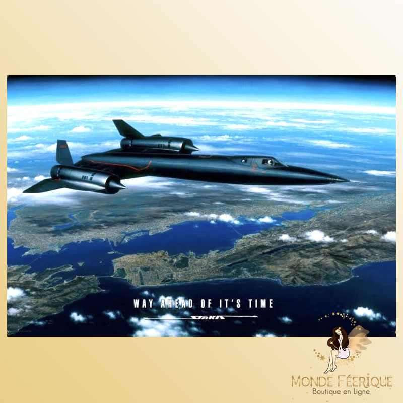 plaque ancienne avion armee militaire décoration murale