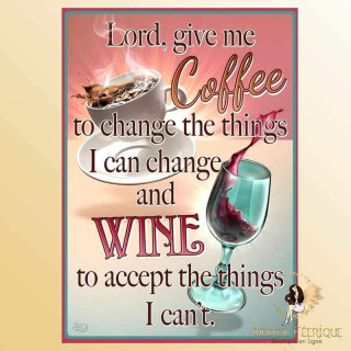 plaque ancienne mur café vin anglais USA bar restaurant vintage decoration