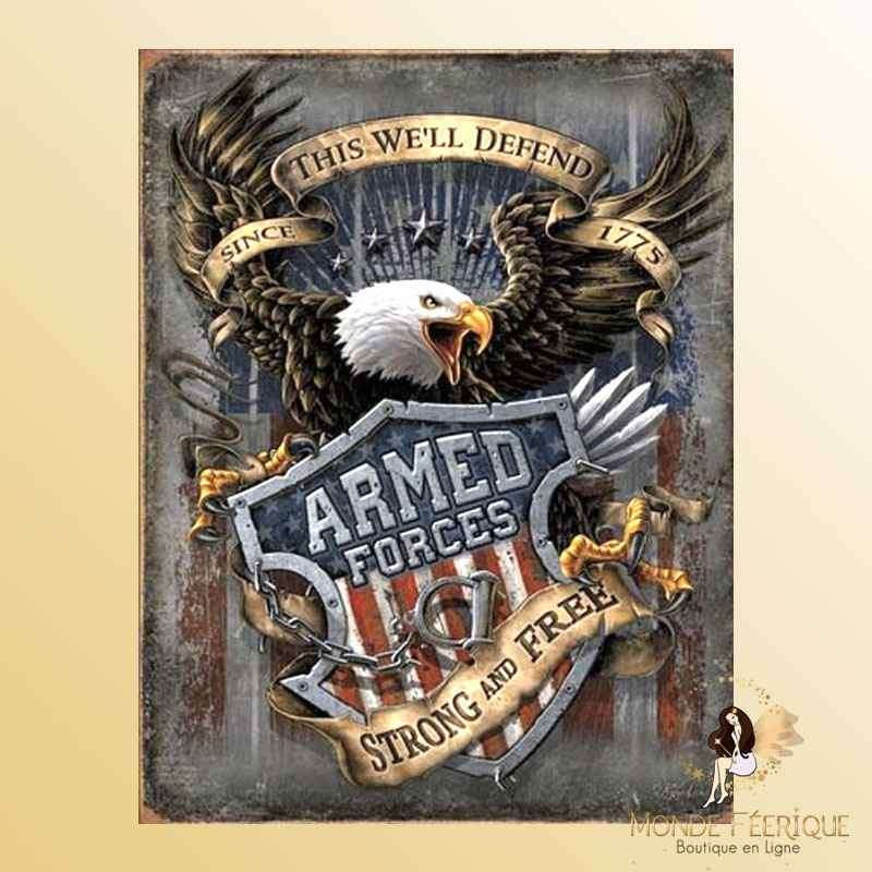 plaque deco USA aigle republicains democrates