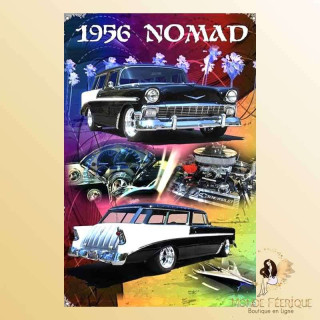 plaque decoration ancienne voiture murale Plaque Vintage Décoration