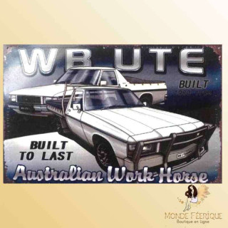 plaque mur deco voiture ancienne vintage publicité