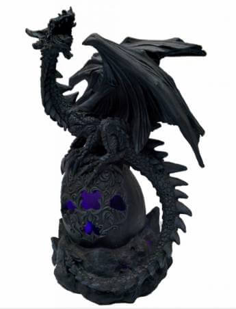 Figurine Dragon Gardien Lumière 24cm