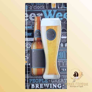 déco biere plaque murale