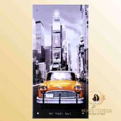 Plaque Déco Vintage nyc new york decoration plaque vintage taxis jaunes