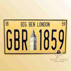 Plaque Déco Vintage Big Ben London