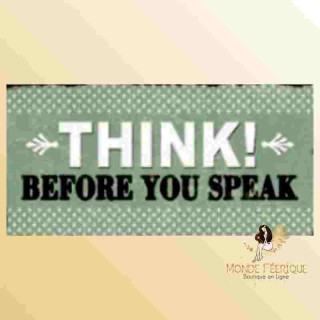 plaque metal decoration message drole cadeaux