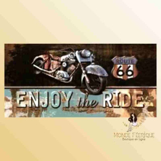 route 66 motos plaques vintage de decoration de collection