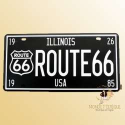route 66 USA plaque decoration en metal