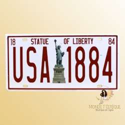 USA plaque decoration vintage statue liberte