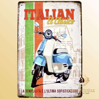 Plaque decoration vintage scooter plaque déco