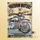 plaque decoration motos vintage custom