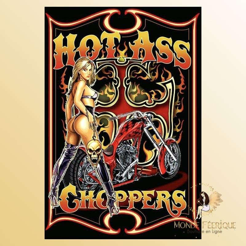 plaque decoration vintage choppers moto
