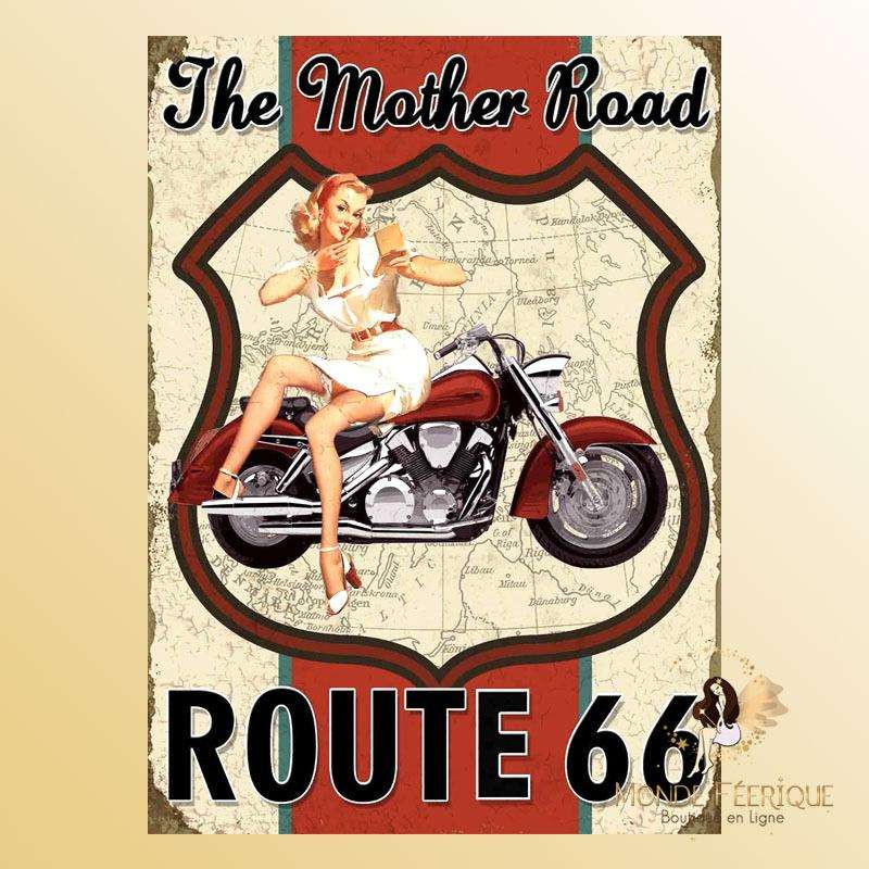 plaque retro vintage publicite americaine