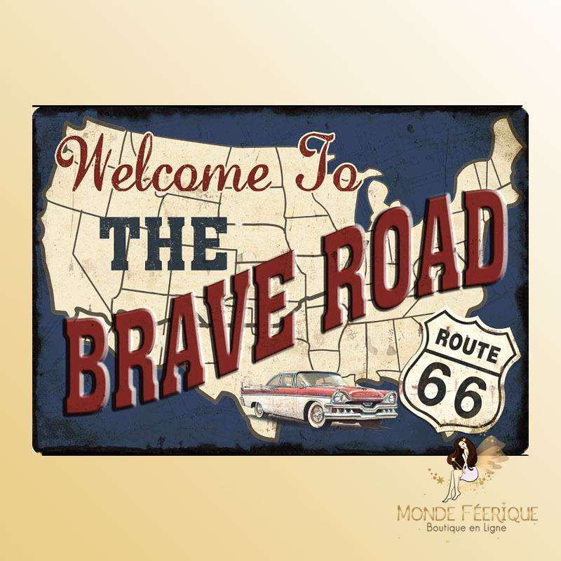 Plaque Décoration americaine Premium 30x40cm