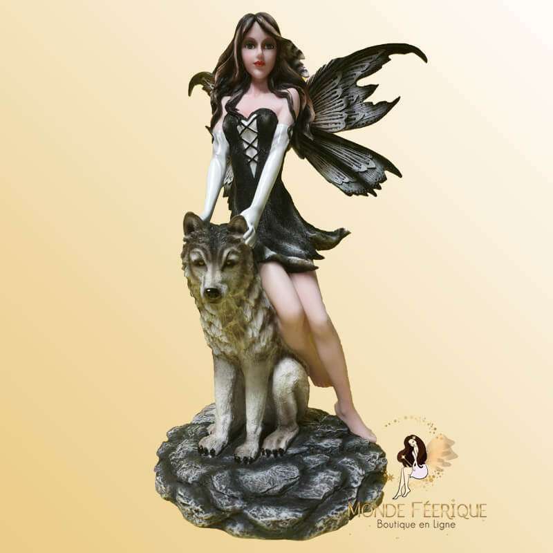 Figurine Fée Géante "Monde des Loups" -- 50cm