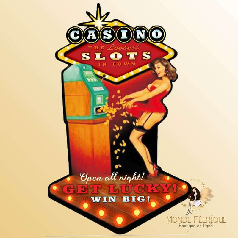 déco vintage casino pin up 