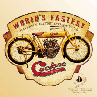 decoration cyclone biker vintage