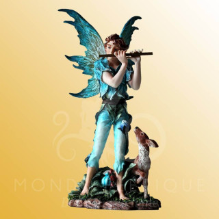 FIGURINE ELFE AVEC FLUTE