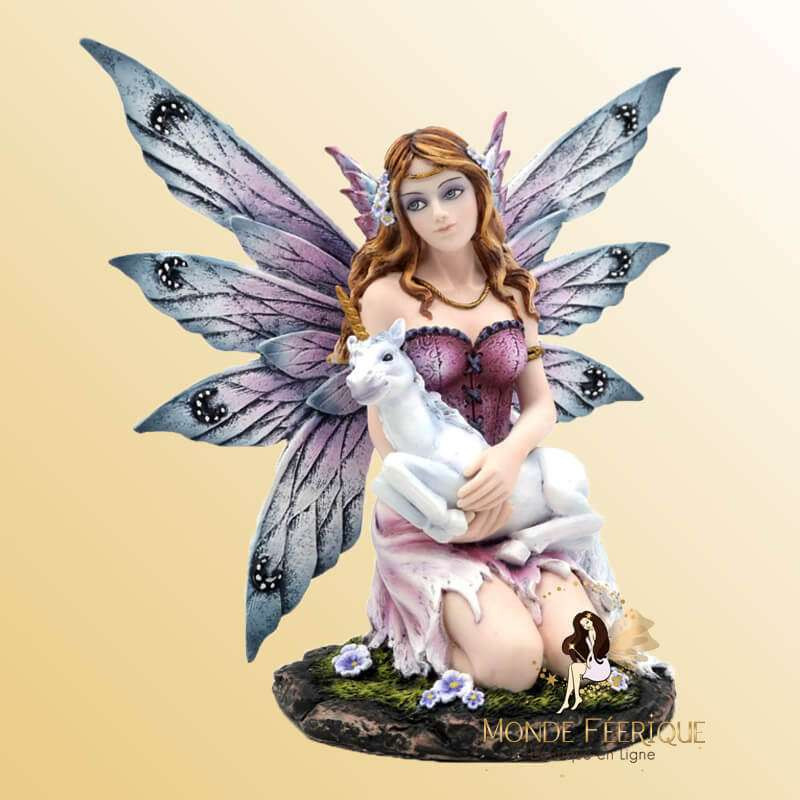 Statuette Fée Licorne