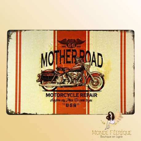 Plaque Vintage Motherroad