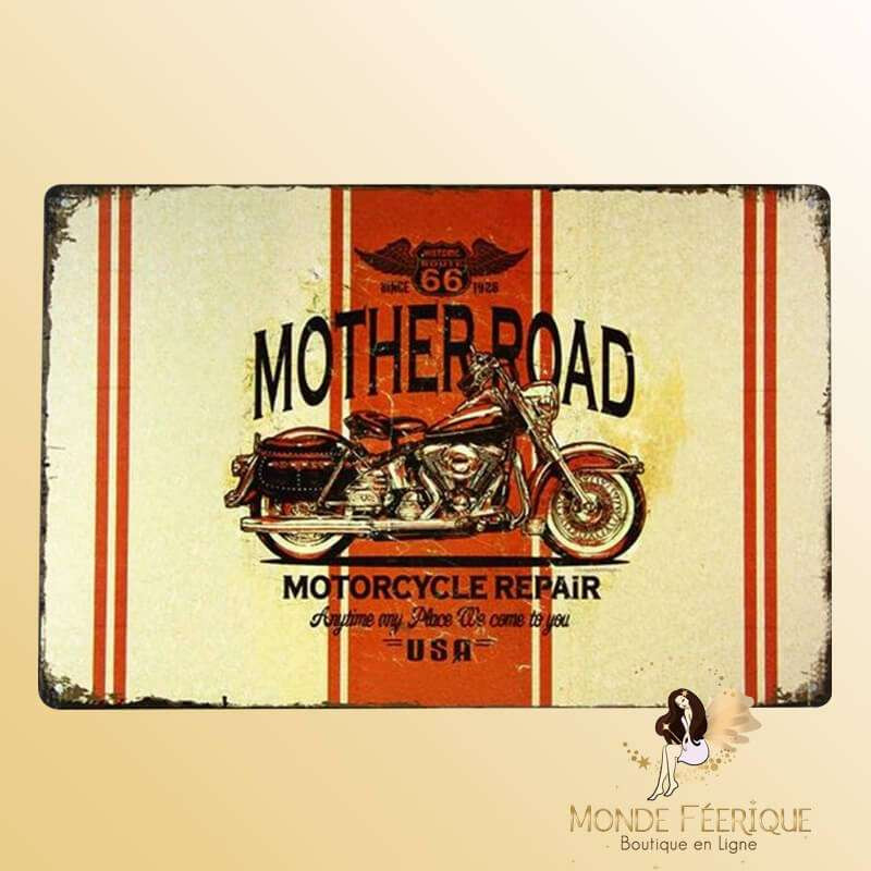 Plaque Vintage Motherroad