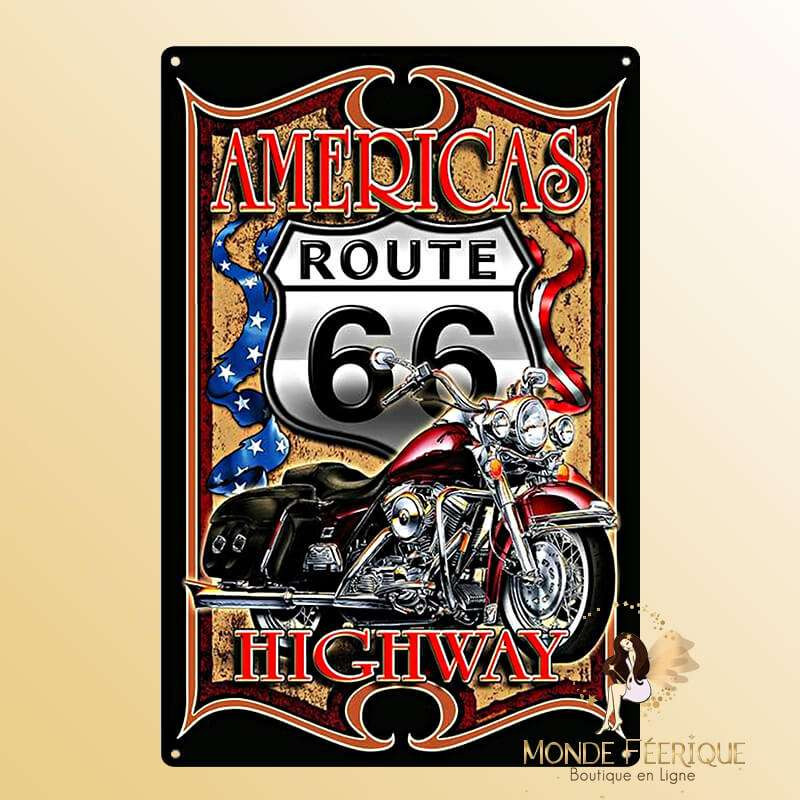 Plaque Vintage Americas