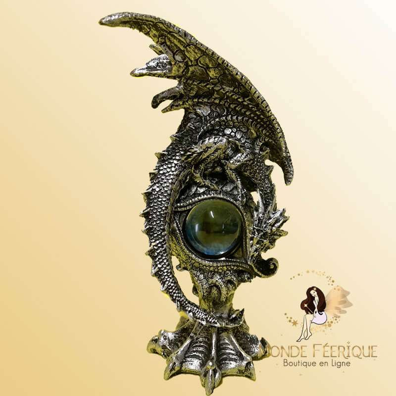 statuette dragon resine