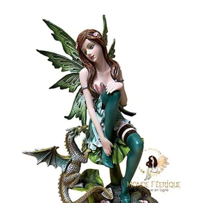 Figurine Fée avec Dragon