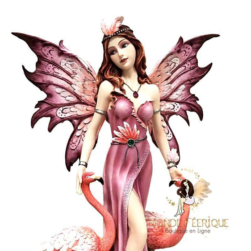 figurine fee flamand roses