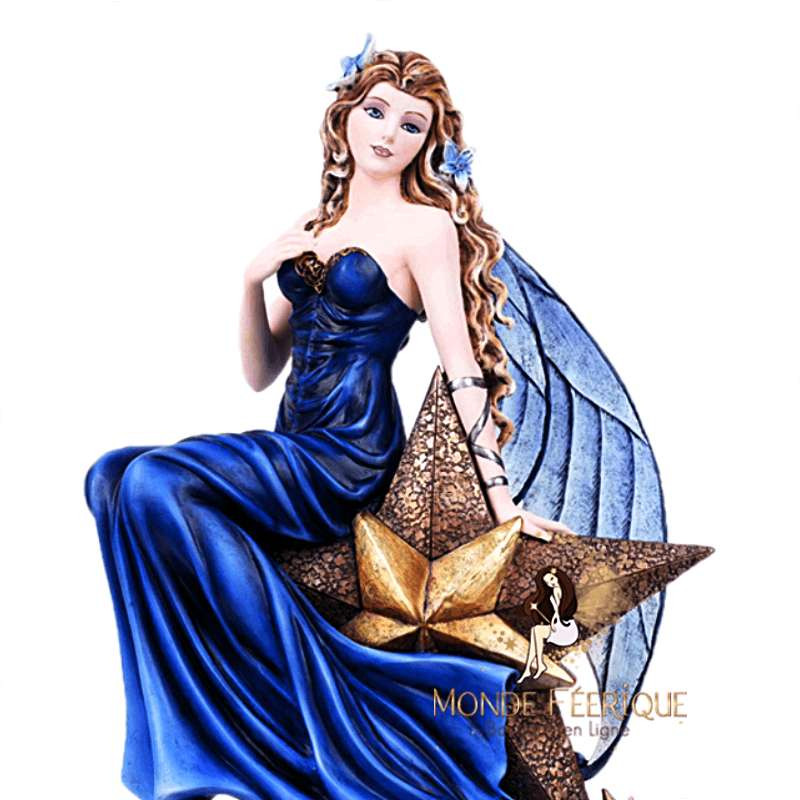  statuette feerique geante bleue.