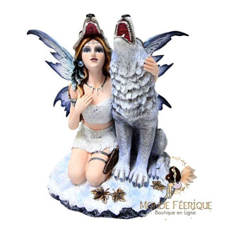 figurine feerique loups