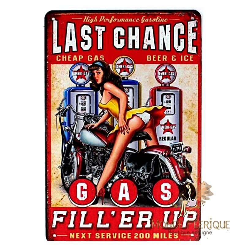 plaque vintage station service US