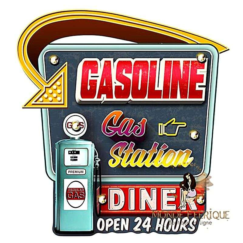 Plaque Vintage XL LED