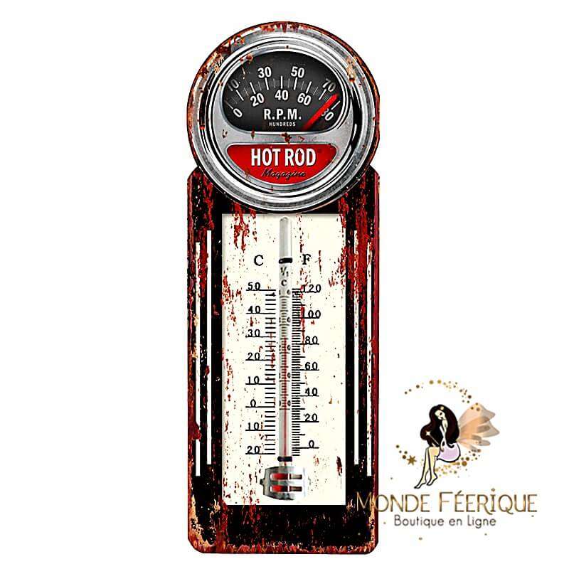 Plaque Vintage Thermometre 3