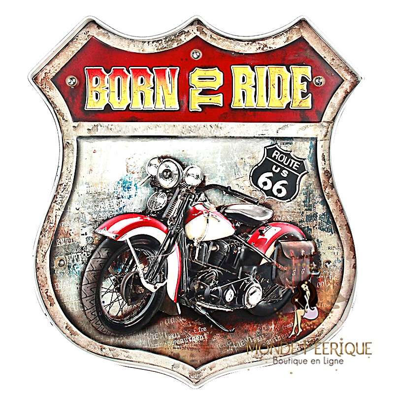 Ecusson Vintage Born To Ride