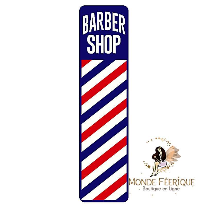 Plaque Déco Barber Shop XL